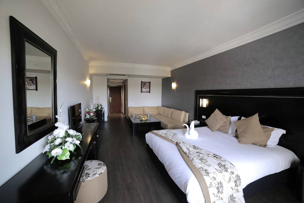 Une chambre de l’hôtel.