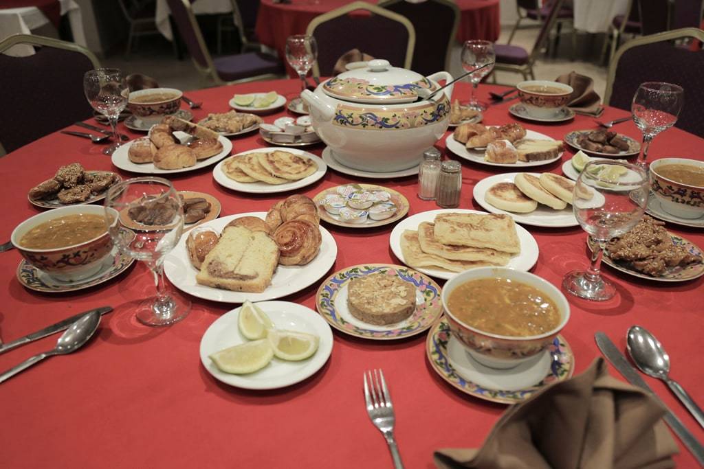 Anfa — table marocaine.